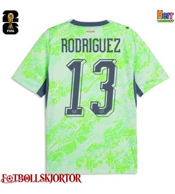 Schweiz Ricardo Rodriguez #13 Bortatröja VM 2026 Kortärmad